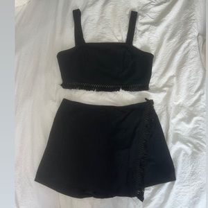 Black Set (skort & top)🖤